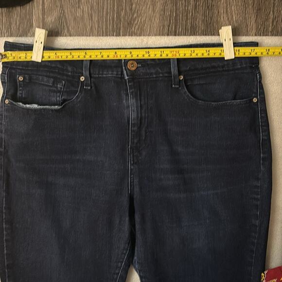 Levi Signature Mid Rise Bootcut Blue Jean 33 Plus Size Western Casual Festival - Picture 5 of 10